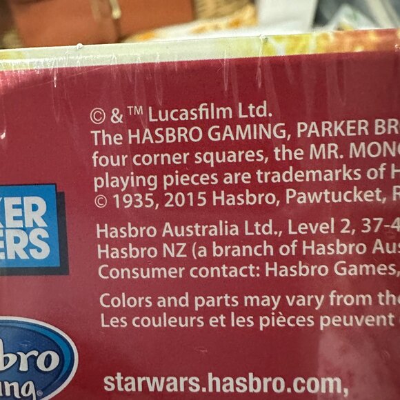 2015 SEALED NEW Star Wars Monopoly board game Luke Darth Vader Finn Kyle Ren - Picture 4 of 9